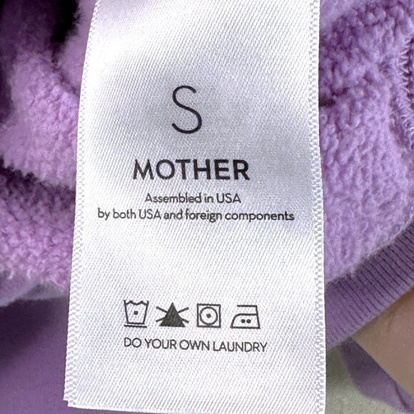 MOTHER The Biggie Concert Surf's Up Sweatshirt Purple, Small - Picture 6 of 10